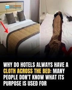 The Hotel Bed Runner: What Is It Actually For?