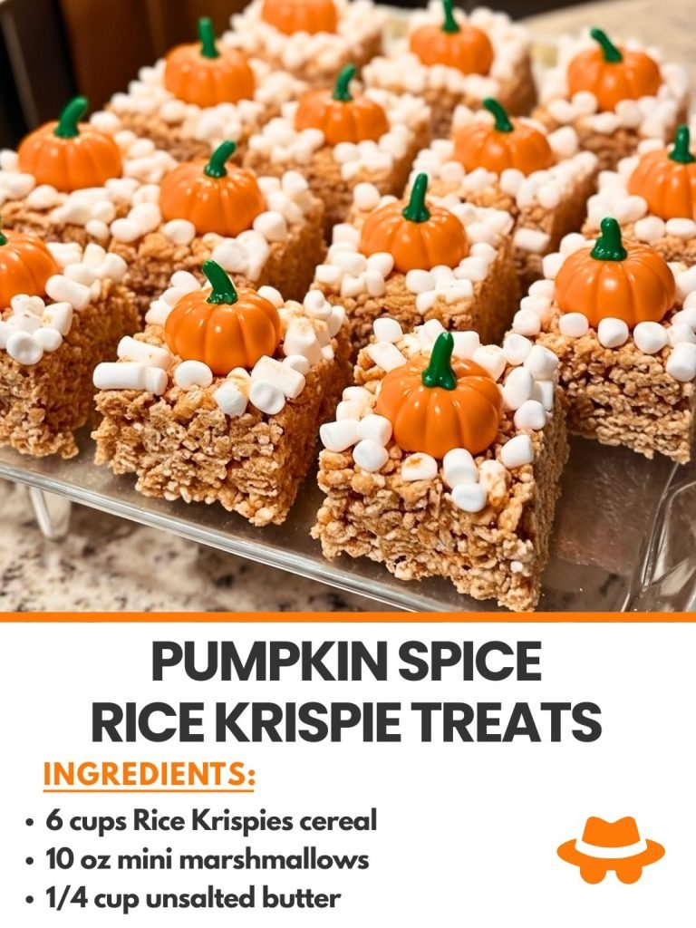 Pumpkin Spice Rice Krispie Treats