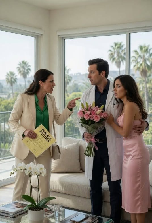 I Returned Home a Day Early from a Luxury Wedding Expo and Found My Doctor Husband Holding My Favorite Flowers… for Another Woman