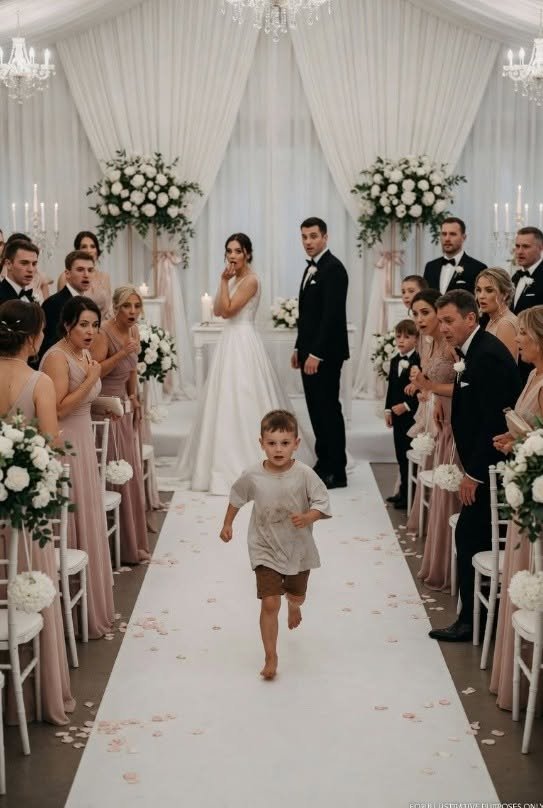 The Barefoot Boy Ran Into The Wedding Carrying Nothing But An Old Silver Bracelet. Seconds Later,