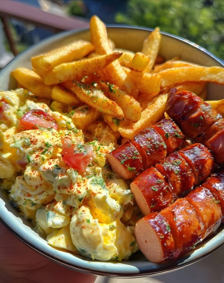 Chips with Russian Sausage and Creamy Egg Salad