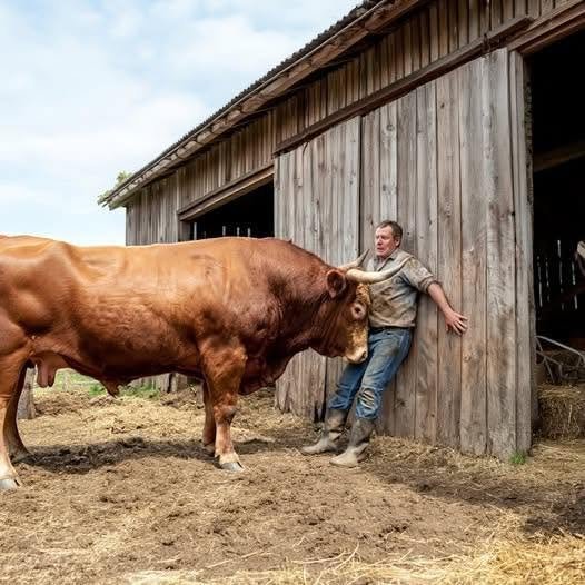 Texas Rancher Pinned Against Wall by Raging 2300 Pound Bull But What the Beast Did Next Left Him Speechless