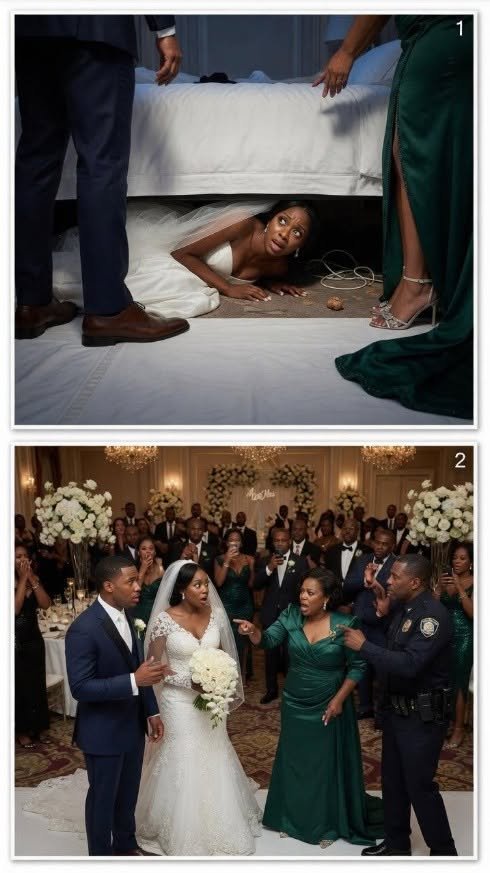On my wedding night, I crawled under the bed, my veil still caught in my hair, giggling – one last silly prank before I became a wife. The door cre:aked. My husband’s voice came through, warm… then my mother-in-law’s voice cut through like ice. “Have you given it to her yet?” she hissed.