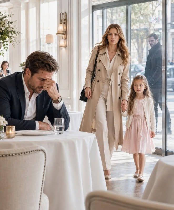 I thought my blind date left me to be humiliated alone—then she walked in holding her daughter’s hand, and the man outside the window made everything dangerous