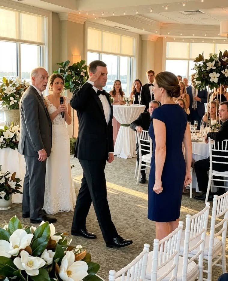 The Groom Saluted Her—Then the Wedding Went Silent – STORIES TODAY