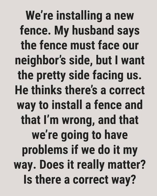 Beyond the “Good Side”: Understanding the Unspoken Rules of Fence Etiquette