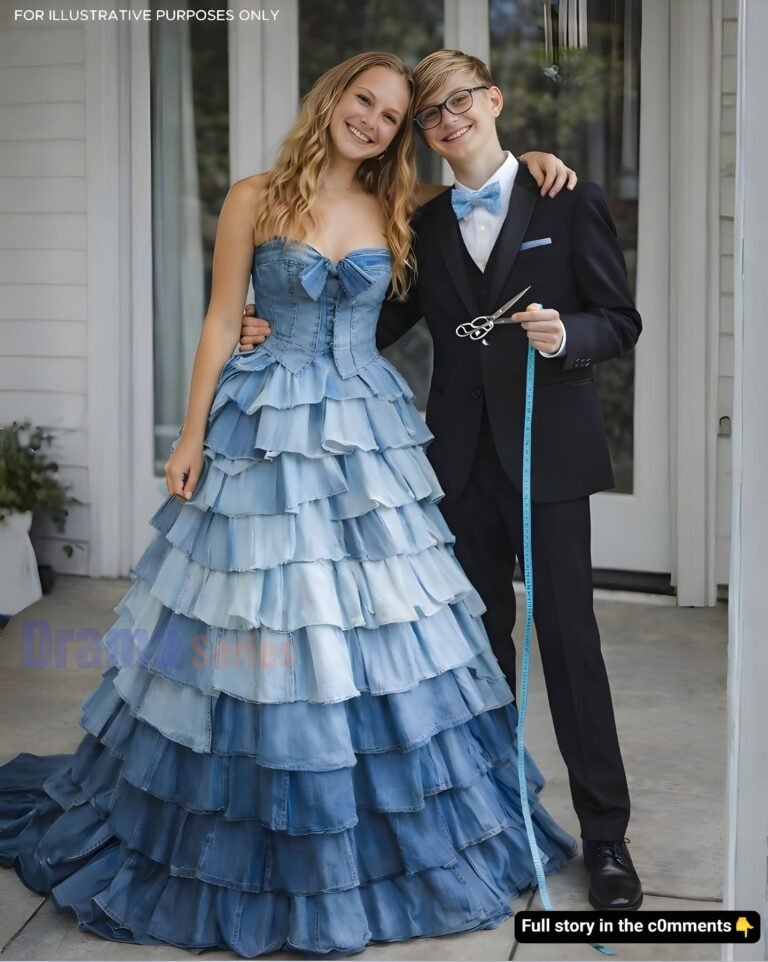 My Stepmom Refused to Buy Me a Prom Dress—My Brother Sewed One from Our Late Mom’s Jeans, and What Happened Next Left Her Speechless