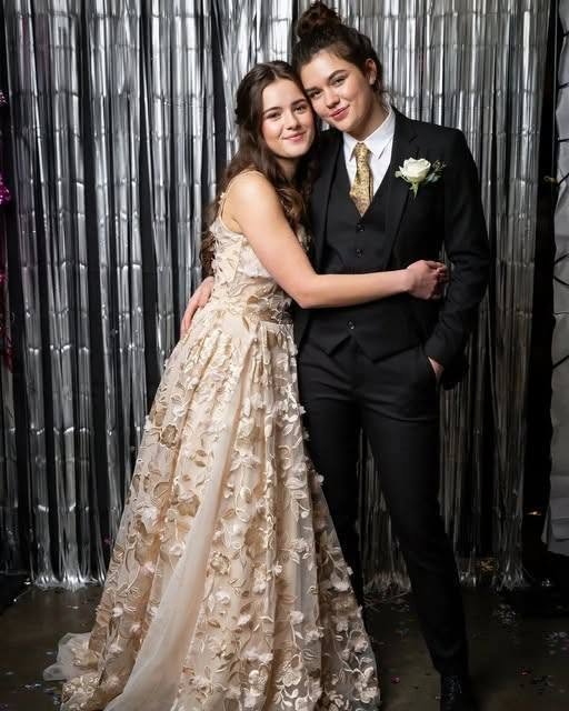 My Daughter Gave up Her Dream Prom Gown to the Girl Who Couldn’t Afford One and Wore a Suit Instead – When She Walked Into the Gym, Her