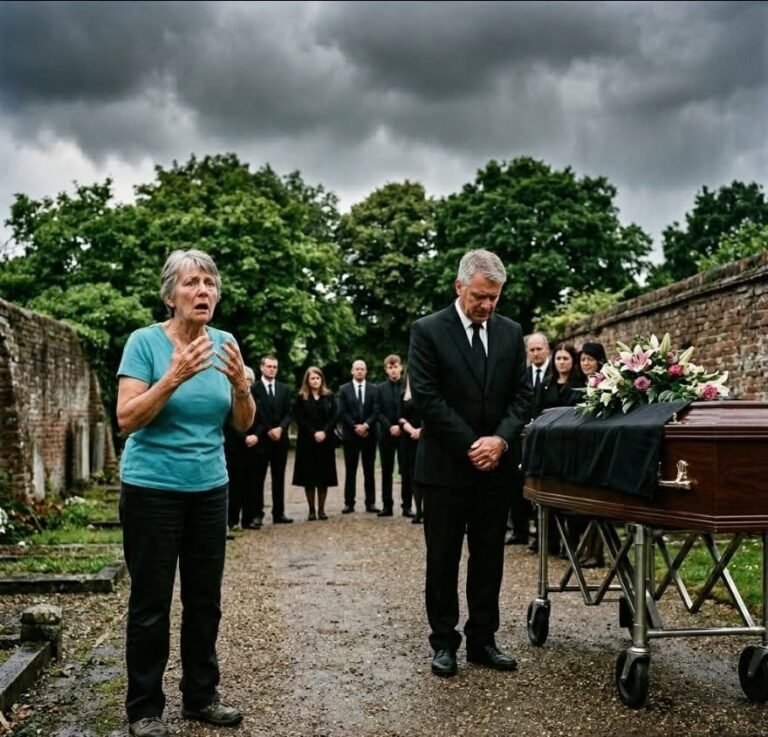 I saw my deceased uncle at his funeral