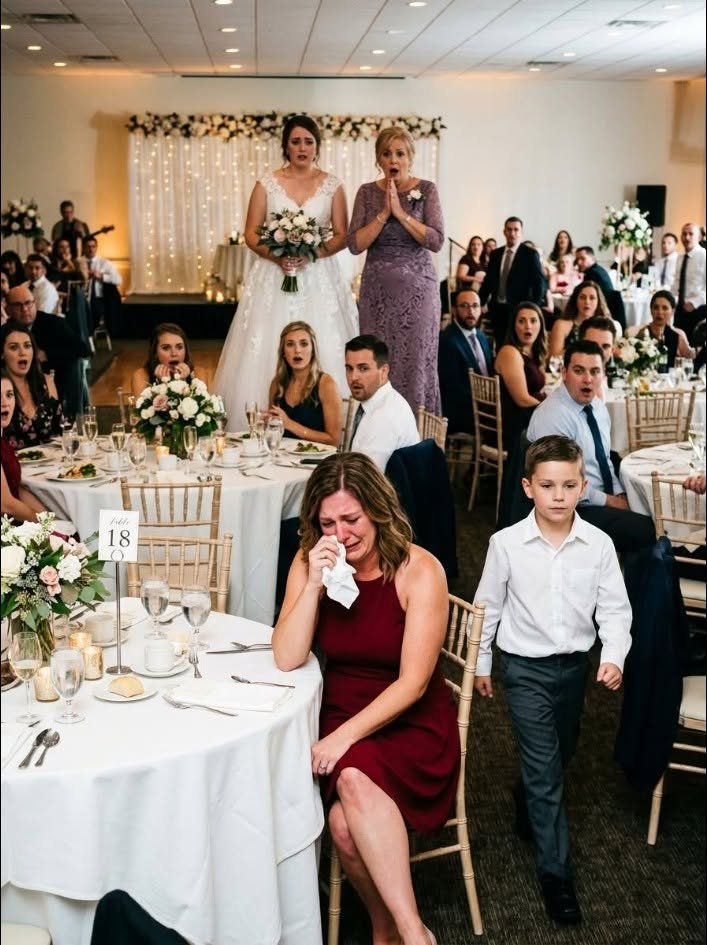 I sat frozen as the entire wedding reception burst into laughter. My brother’s bride had just called me a sad single mother, and my own mother added that I was like a clearance item with a torn tag.