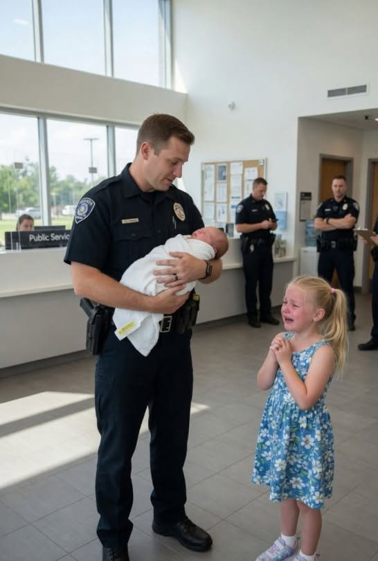 A 7-Year-Old Girl Walked Into a Police Station Alone at 9:46 PM, Barefoot and Holding a Paper Bag Like