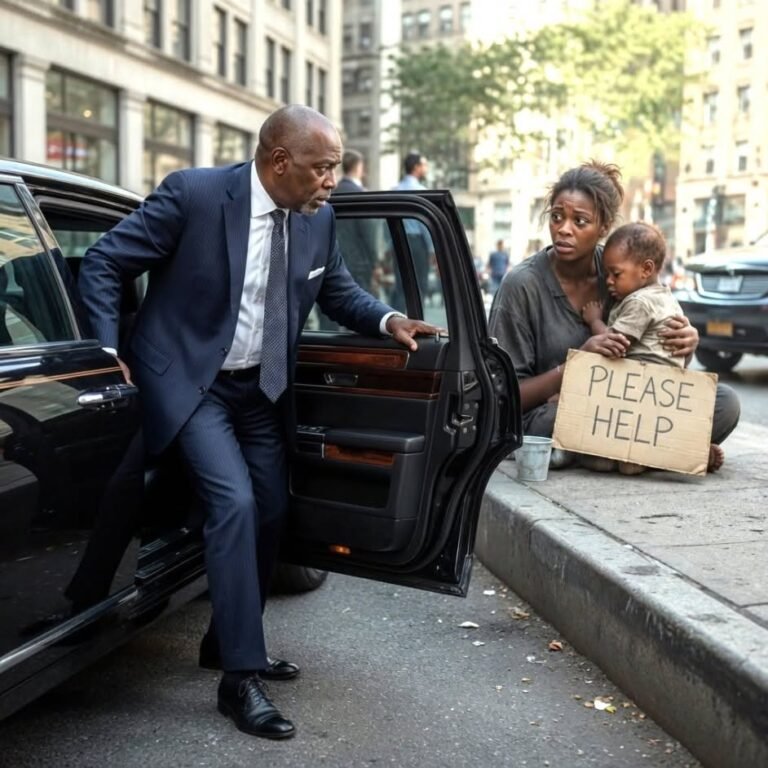 I saw my daughter begging in the street while carrying her baby…