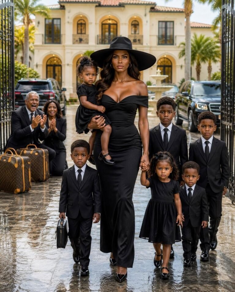 My father-in-law k.ick.ed us out into the rain with my six children and shouted, “Only true bl00d stays here,” but when I mentioned the deed to th