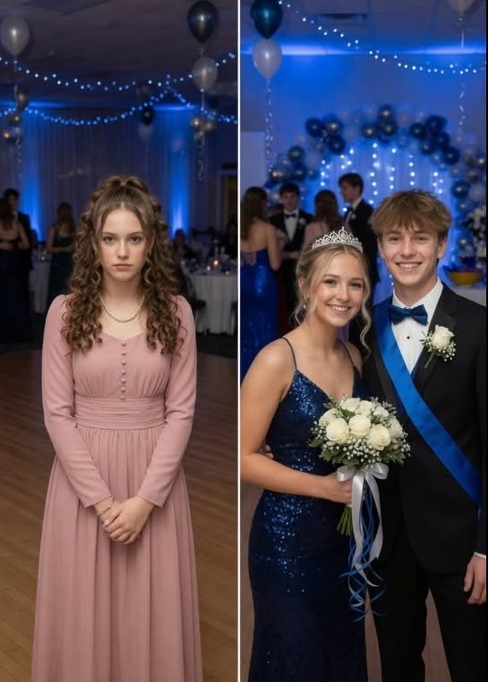 The Prom Queen Called Me “Grandma’s Ghost” for Wearing My Late Grandmother’s Dress to Prom—Then the Prom King Grabbed the Mic and Changed Everything