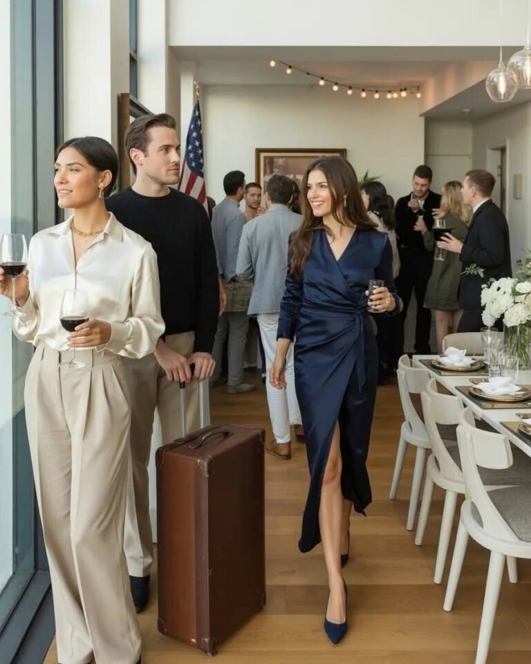 My husband invited his ex to his housewarming party and told me, “If you can’t handle it, feel free to leave,” so I smiled, cleared the table, packed