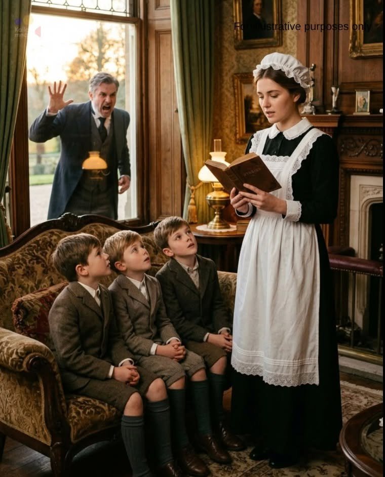 BILLIONAIRE ARRIVES UNANNOUNCED, SEES THE MAID WITH HIS TRIPLETS—WHAT THEY WERE DOING LEFT HIM SPEECHLESS.