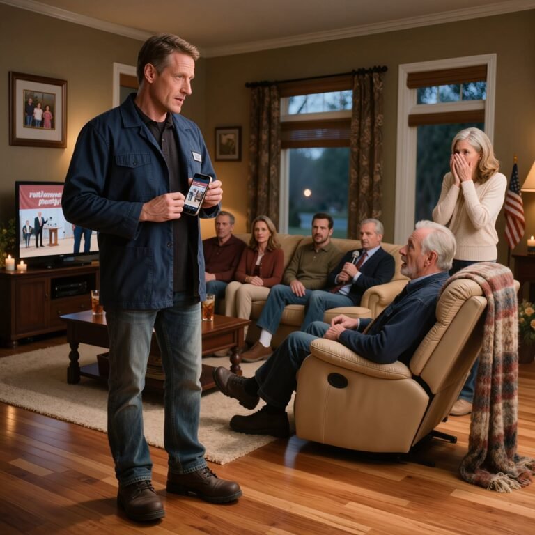 A guy at work asked if my dad’s retirement party was fun, I said what party, he showed me photos—my brother gave a speech, my mom was crying, forty people were there, no one told me, and that night I walked in and said, “Great party, Dad, looked like you had the perfect family there,” as Dad’s face went white and Mom started crying.