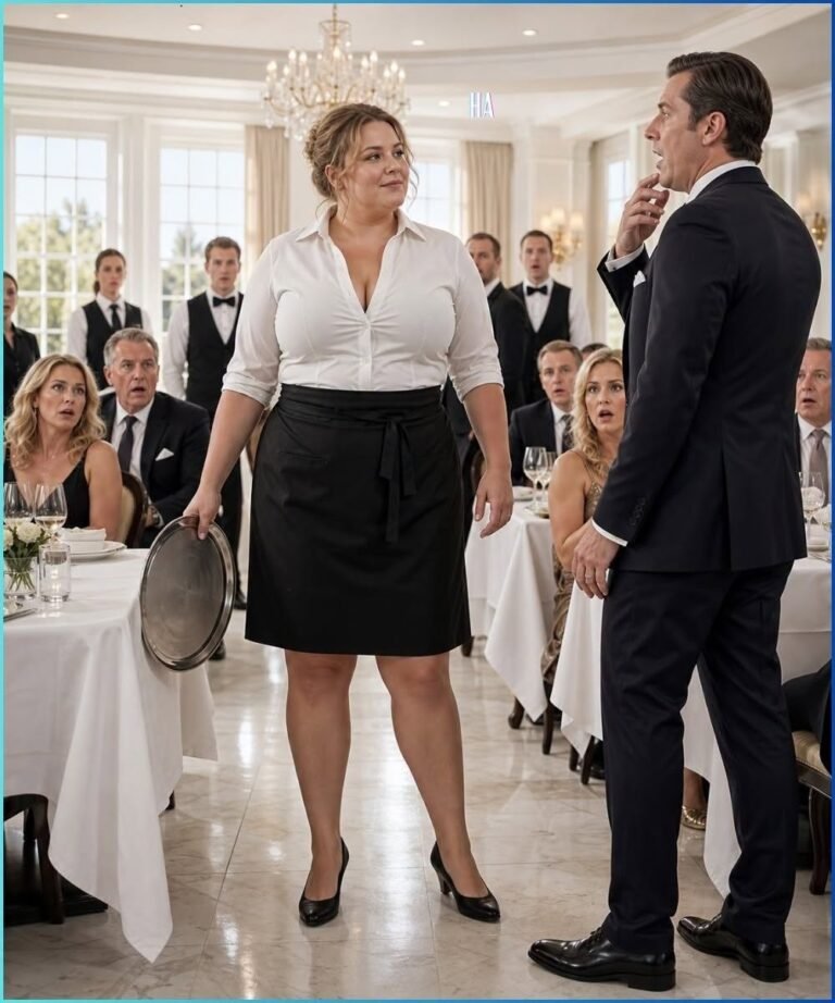 The mafia boss mocked her body in Arabic, but the plus-size waitress answered in his own language and made the whole room freeze.