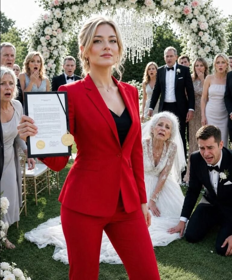 My husband divorced me to marry my 70-year-old mother, thinking she’d inherit my billionaire father’s fortune. At their wedding, I walked in with a velvet box and said, “Congratulations. Dad left everything to his daughter — me.”