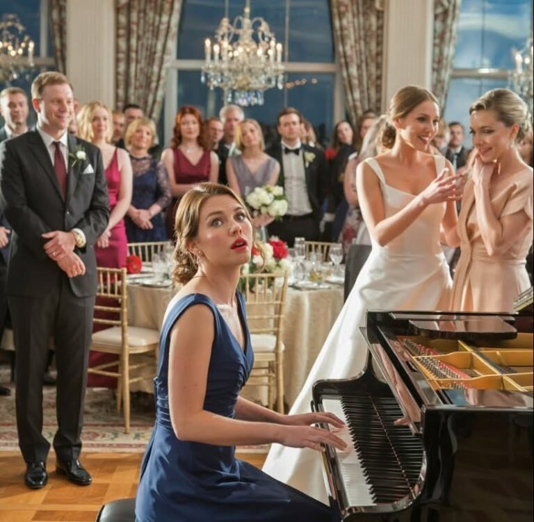Why Don’t You Play Something for Us?” My Brother’s Bride Smirked. “Or Are High-School Graduates Only Useful for Serving Drinks?