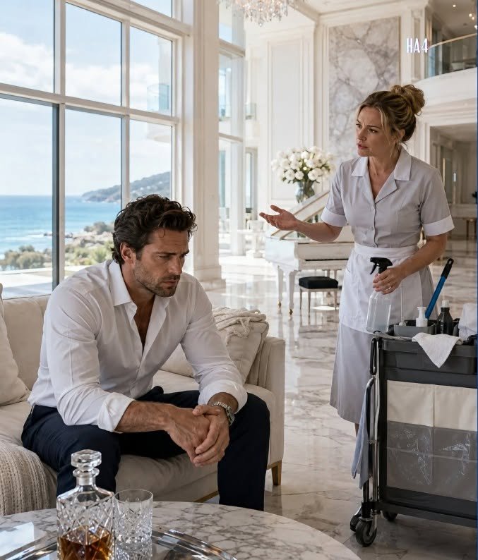 The billionaire locked himself in his oceanfront mansion for eighteen months—until the cleaning lady told him the truth no one else dared to say By Hoang