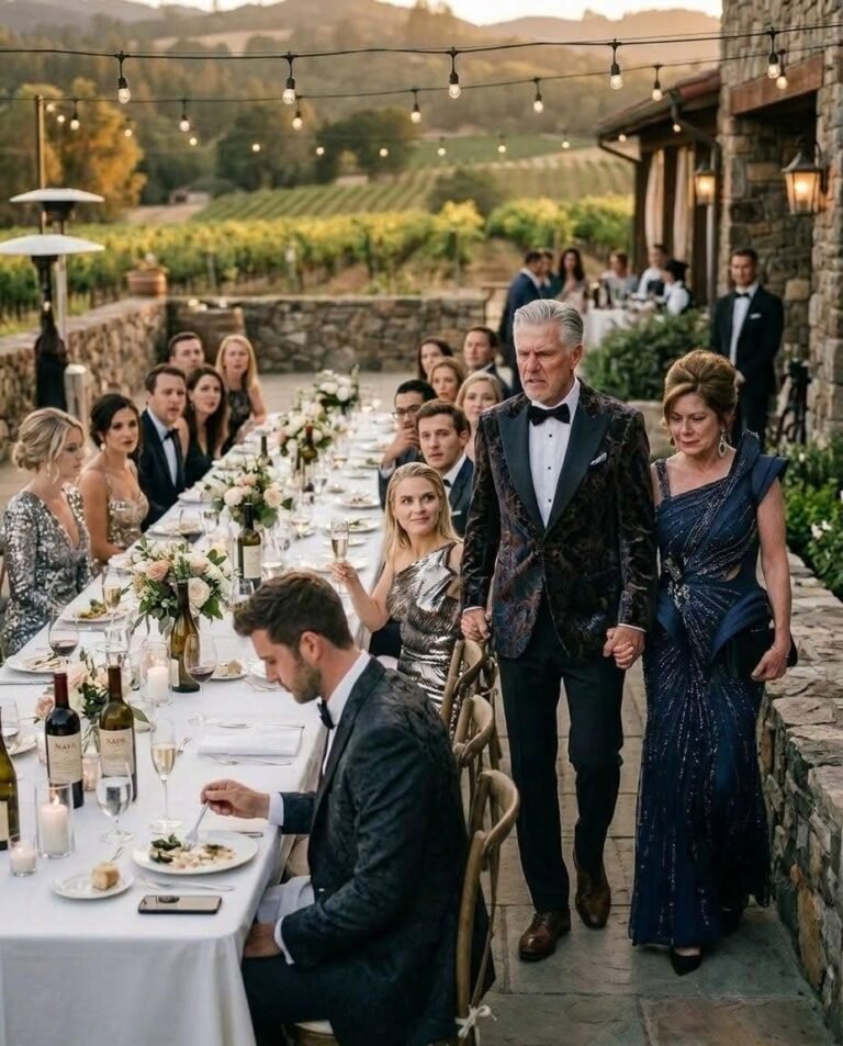 My wife squeezed my hand under the table when our future daughter-in-law whispered, “You’re just decoration. Nobody needs you here.” Then my son laughed like it was harmless. I stood up, helped my wife leave, and made one phone call from the parking lot.