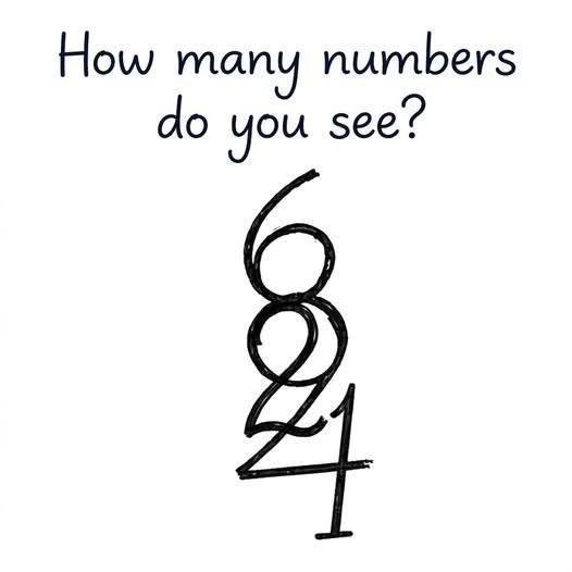 How many numbers do you see?