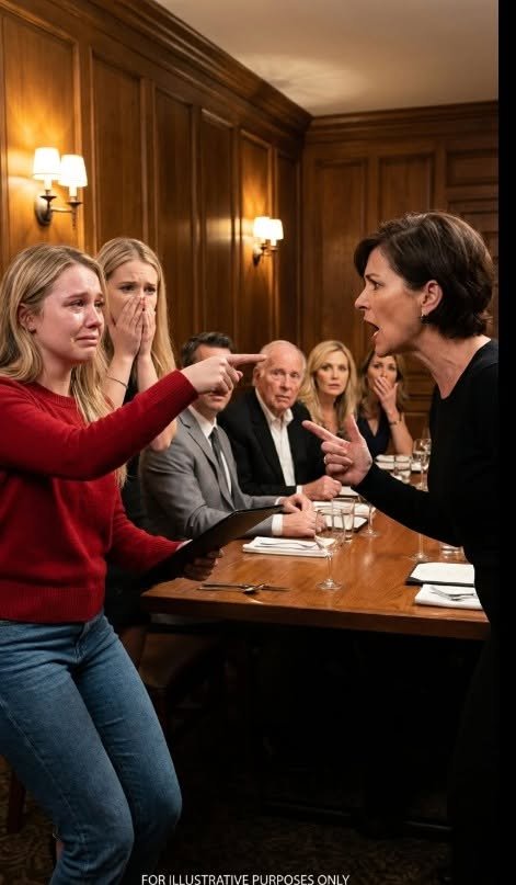 The waiter paused, looking slightly confused, but I didn’t hesitate. I walked calmly toward the main table, the heavy silence of the room following me like a shadow.