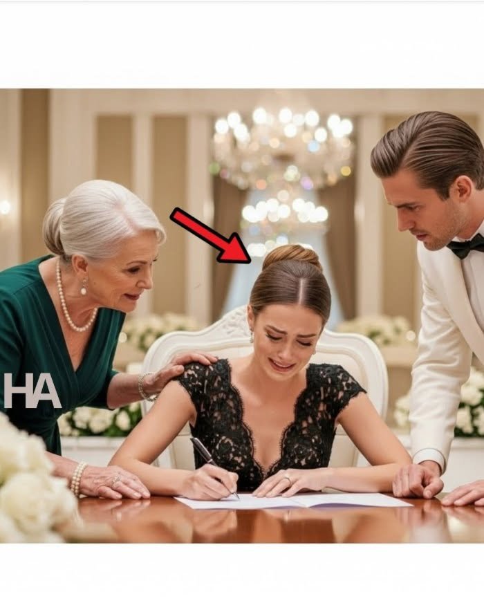 They forced me to sign the divorce papers… because