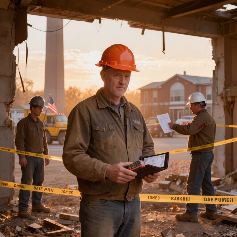 At six-forty on implosion morning, my boss told me, “Your services are no longer required — I’ll confirm the conditions myself,” and I was the only certified demolition specialist on site when the stack turned toward the hospital seven minutes later.