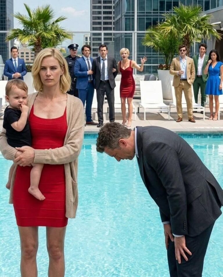 I “won” a 5-star vacation, and my husband brought his whole family along. The entire trip, they m0cked me for being “too provincial,” ordering me around like staff. I swallowed every insult—until his father forced my five-year-old son into the pool, knowing he was terrified of water.