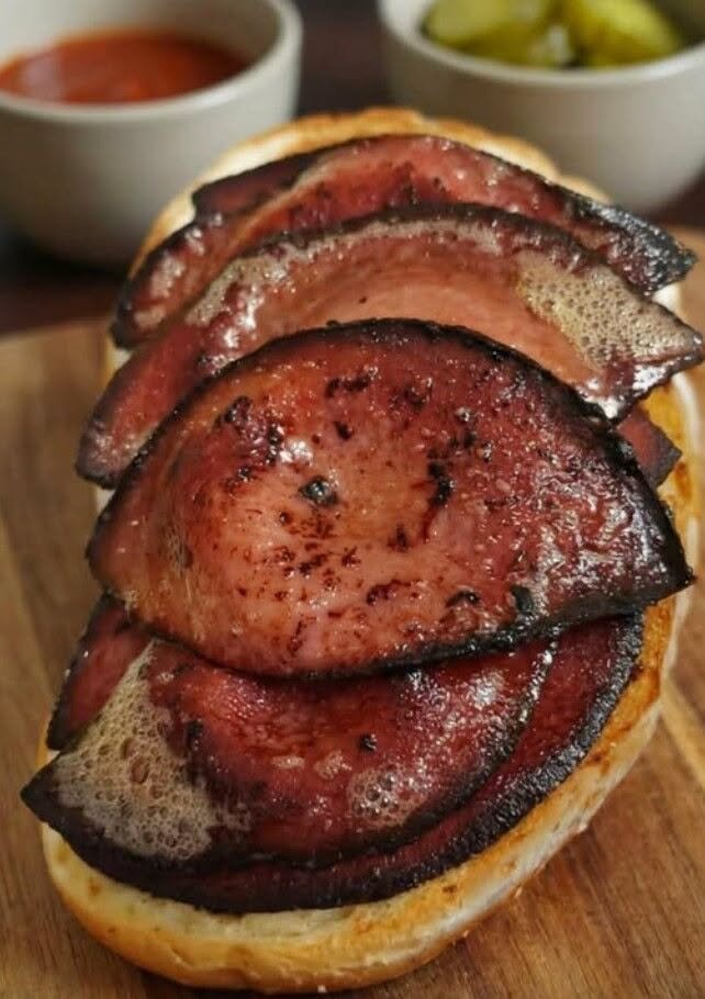Fried Bologna Sandwiches