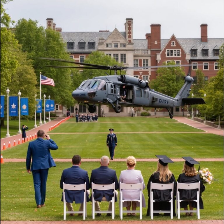 “Useless?” mom laughed. “twenty years in uniform and still no house?” dad added, “your sister’s our future.” just then, a helicopter touched down. a colonel stepped out: “general, we need you.” dad stumbled back. my sister dropped her bouquet. the whole school went silent.