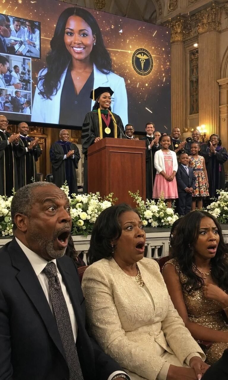 My father barred me from entering my own medical school graduation ceremony because my stepmother wanted her daughter to use my ticket. “You’re just a nurse’s assistant anyway, let your sister have her moment,” my father sneered, pushing me toward the exit. PART1