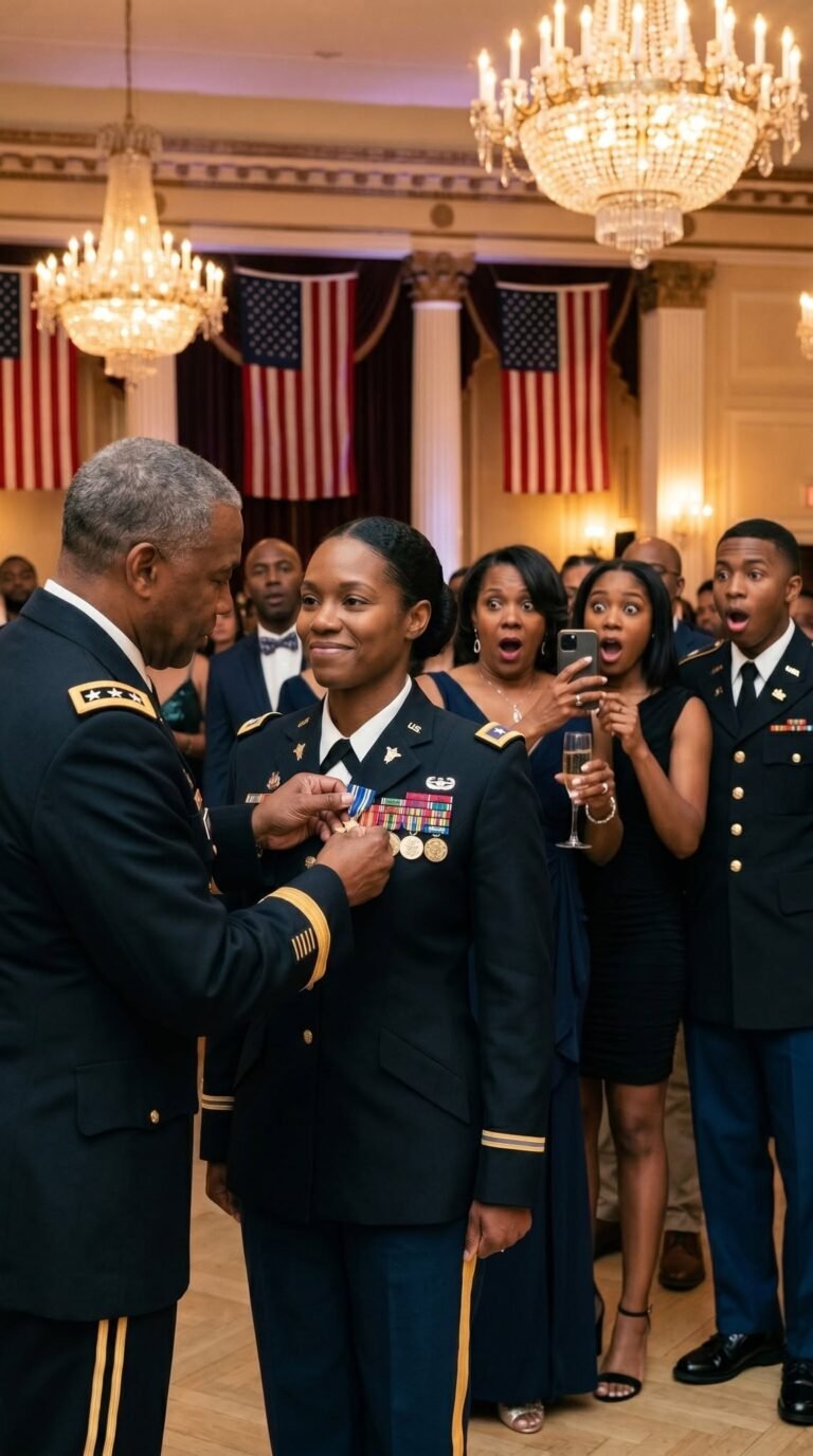 My family spent years treating me like the invisible daughter. At my brother’s military promotion ceremony, my mother warned me not to embarrass them in front of generals, senators, and senior officers. But minutes later, the commanding general called my name, and the entire ballroom learned a truth my family had never bothered to ask about.
