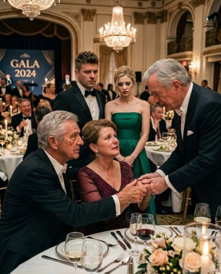 At my son’s elegant dinner party, my daughter-in-law looked at my wife’s hands and sneered, “Maybe hide those before the important guests arrive.”