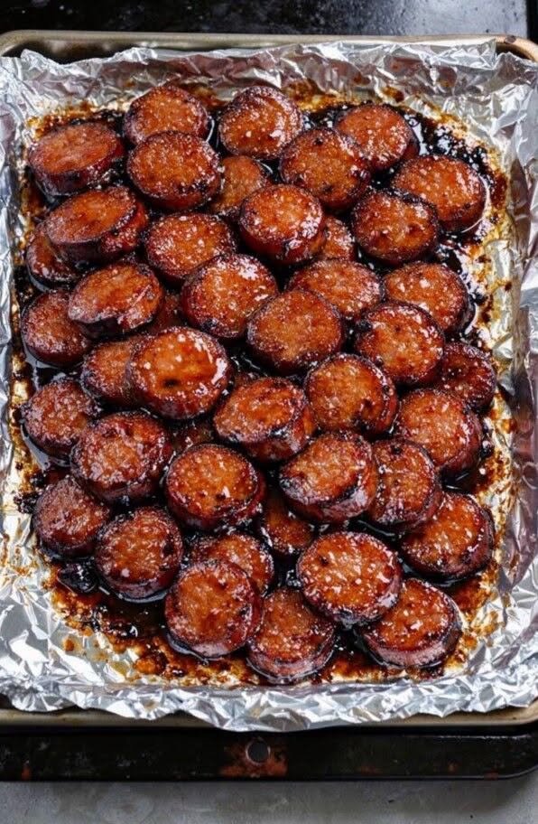 Candied Kielbasa Bites