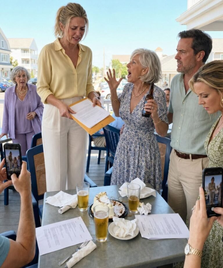 After I refused to give my beach house to my brother’s family, Mother poured beer over my head at my birthday party, saying, “How long will your selfishness continue?” But the judge was also watching…