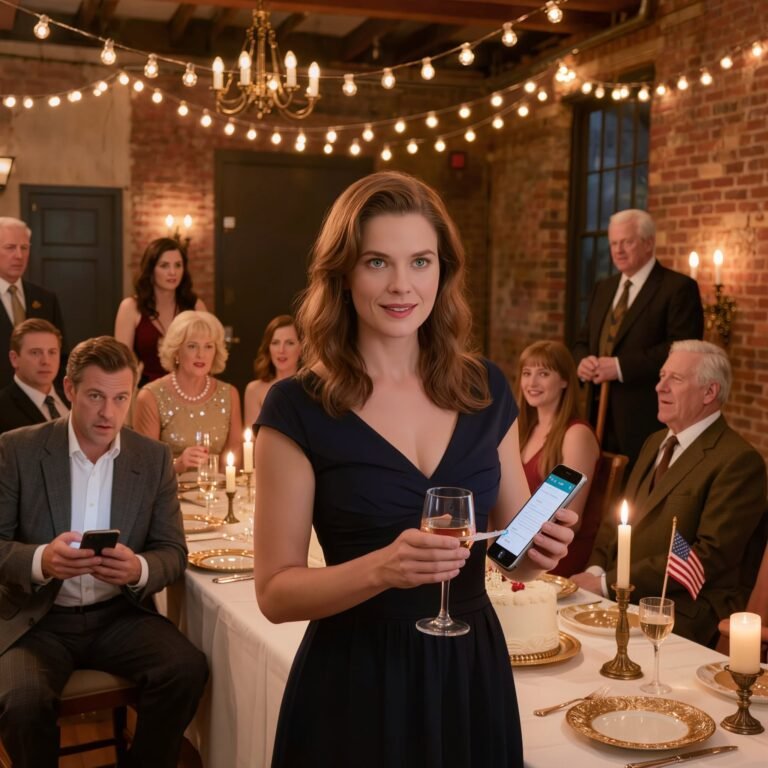 At family dinner, my brother sneered, “Some people…