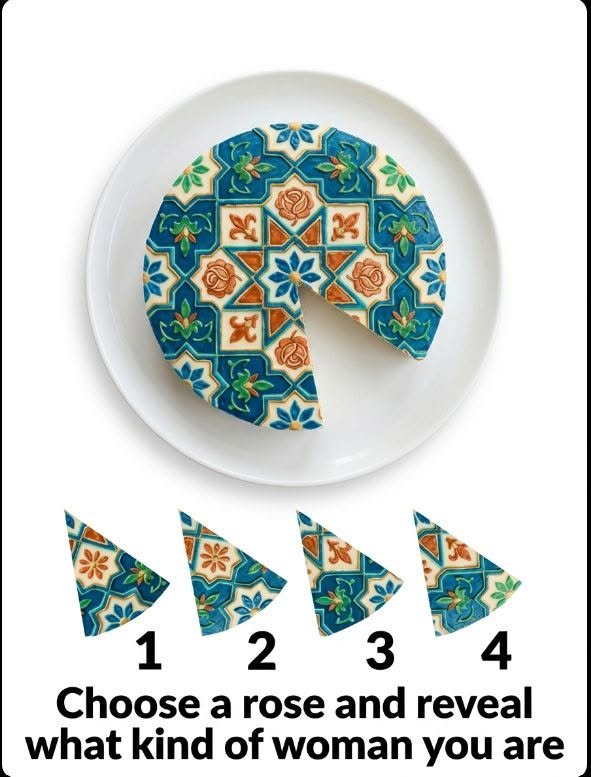 Find the missing piece of cake to reveal what kind of woman you are