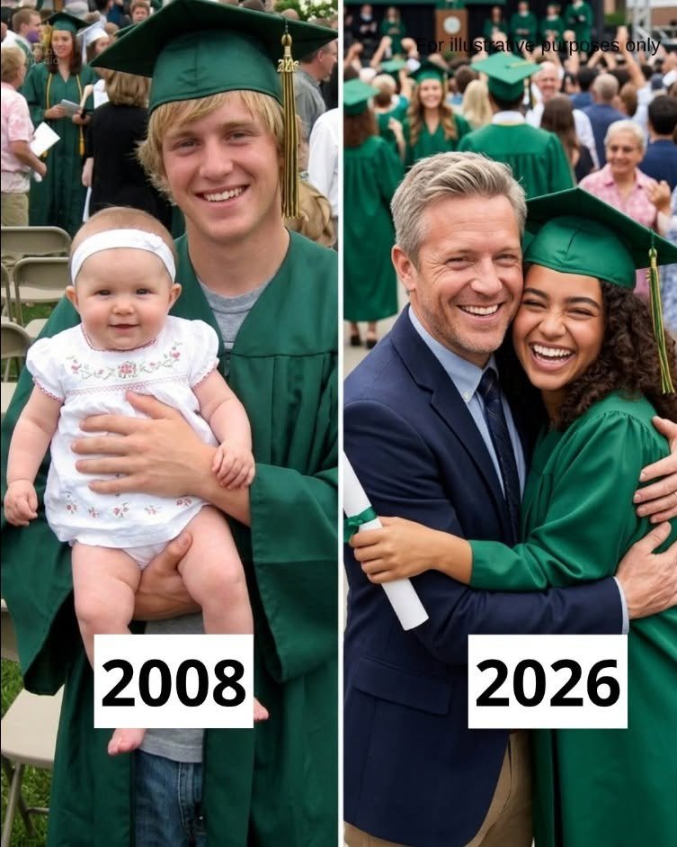 MY DAD RAISED ME ALONE AFTER MY BIRTH MOTHER LEFT ME IN HIS BIKE BASKET AT 3 MONTHS OLD — 18 YEARS LATER SHE APPEARED AT MY GRADUATION