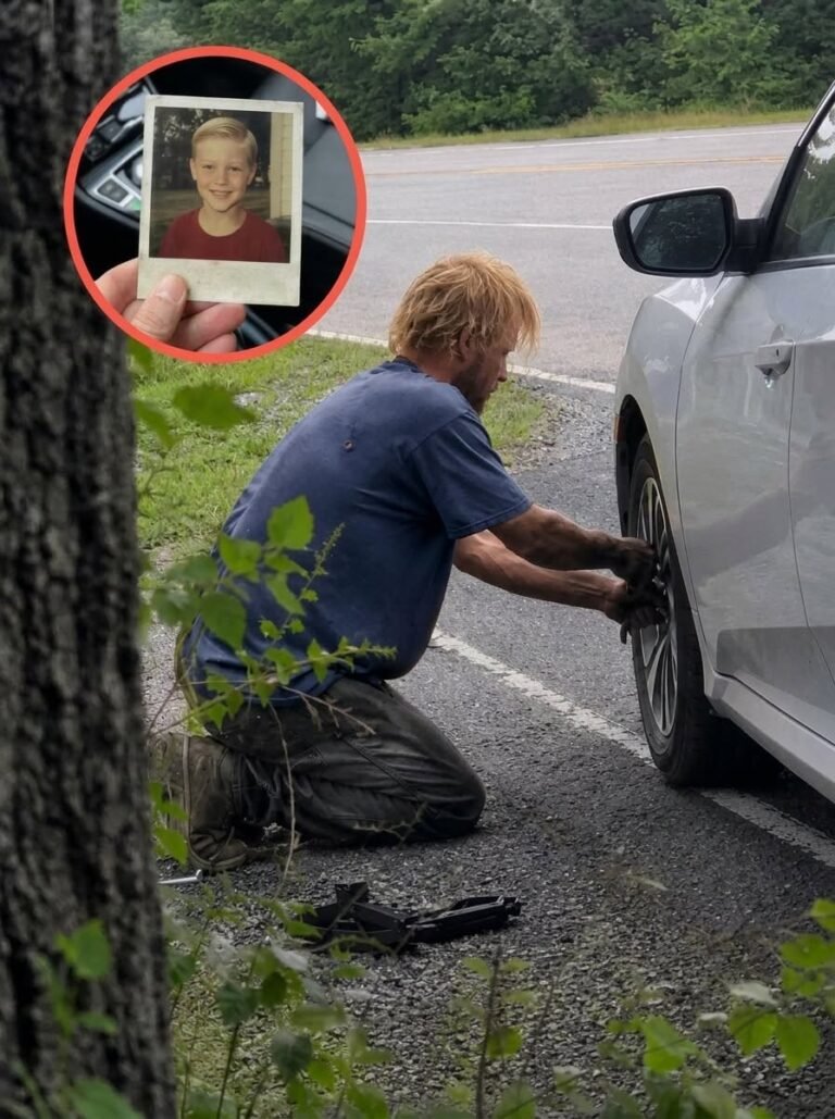 A Homeless Man Helped Me Change a Flat Tire on Route 9 Where My Son Disappeared 20 Years Ago – What He Left on My Passenger Seat Brought Me to My Knees