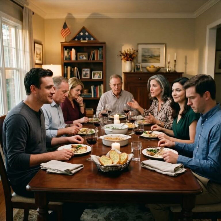 At family dinner, my sister introduced her new boyfriend—and for some reason, they all kept staring at me. When he asked what I do for work, my mom cut me off: “Don’t embarrass us.” Everyone laughed. My sister added, “Maybe lie this time, so you don’t sound so pathetic.” I just smiled… until their faces went pale.