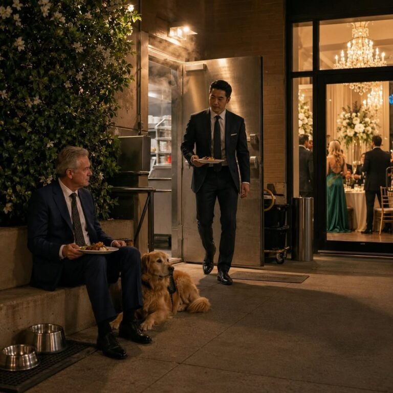 The night my wife sent me outside with the dogs to