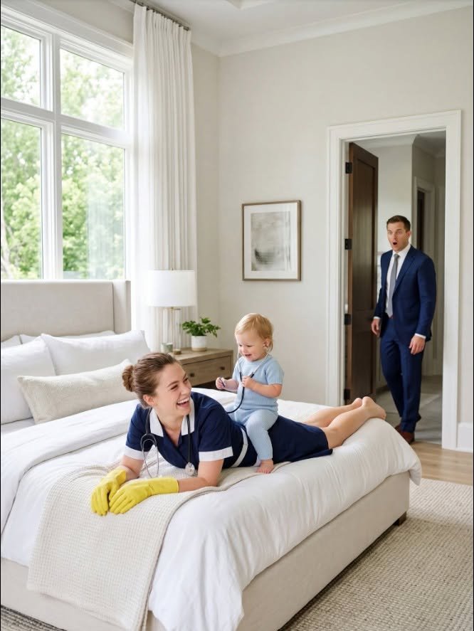A Billionaire Father Only Wanted To Check On His Quiet Little Boy After Another Long Day — Until He Found His Housekeeper In His Bed… And Then He Made A Decision He Would Soon Regret