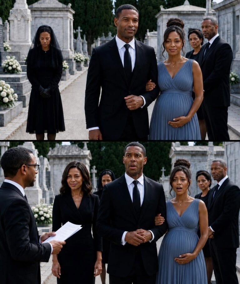 I walked into my father-in-law’s funeral with my pregnant lover, sure my wife was finished. Then the will revealed she had inherited $300 million. She smiled and whispered, “Now tell me… who needs whom?” Seconds later, I learned the real trap had just begun.