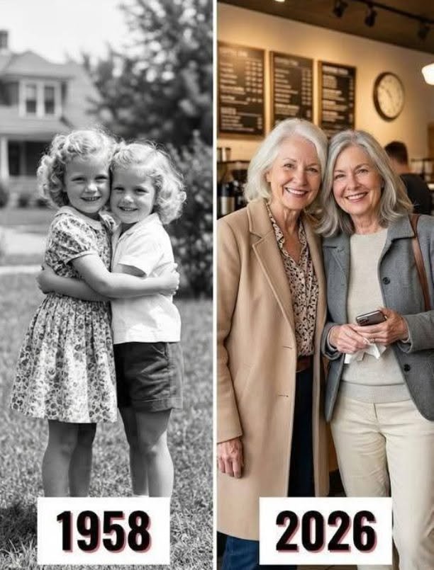 The police told my parents my twin sister had died — 68 years later, I met a woman who LOOKED EXACTLY LIKE ME. I was five years old when my twin, Ella, disappeared. That day, my parents were at work, and my sister and I were staying with our grandmother. I became very sick, and she took care of me until I fell asleep. While I was sleeping, Ella ran outside to play with her ball. Later, when our grandmother went outside to call Ella back into the house, there was no answer — only silence. We lived near a forest, and that was where they found only her ball. The police searched for Ella for a long time, and only a few months later they told my parents that she had been found dead. Even though I was very young, she had already become my entire world. We shared toys, tried on our mother’s dresses, and never fought. I don’t remember many details. I kept asking my mom what had happened to Ella — where she was found, when it happened, and how. My mother brushed me off and said I didn’t need to know those details, and that I was hurting her by constantly asking about Ella. So I stopped. There was no funeral. Or rather, I don’t remember one. Sixty-eight years have passed since that day. I built my own family, and at first glance, my life seemed wonderful. But thoughts of Ella never left me. My granddaughter was recently accepted into a college in another state. I decided to visit her, so I flew out for a couple of days. One morning, while my granddaughter was in class, I decided to go for a walk. I walked into a small, cozy local café and stood in line for coffee. Suddenly, I heard a woman’s voice — a voice that sounded like mine. A woman was standing at the counter, picking up her coffee to go. She turned around, and my blood ran cold. She looked exactly like me — the same voice, the same face, the same age. It was as if I were looking at MYSELF in a mirror. I thought I was about to faint. How was this even possible?! I couldn’t just stand there, so I tapped the woman on the shoulder. She turned around, looked at me — and it was clear she was just as shocked as I was. My voice broke as I asked: “OH MY GOD… ELLA?!” ….Open the first comment to read the full story
