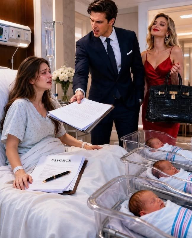 Part 2: After I gave birth to our triplets, my husband walked into my hospital room with his mistress — who was proudly carrying a Birkin bag. K007