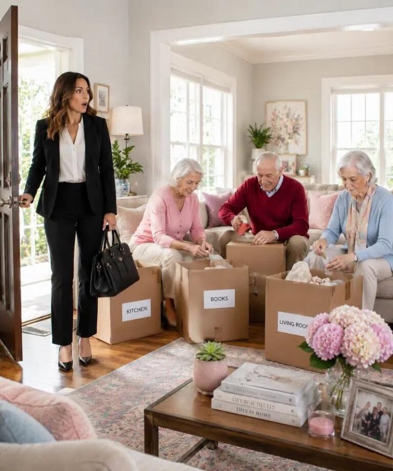 I came back early from a business trip and found my parents packing my entire life into boxes; they said a small room was perfect for a single woman, but when I saw the contract with my name on it, I realized they had already handed my house over to my brother and his pregnant wife.