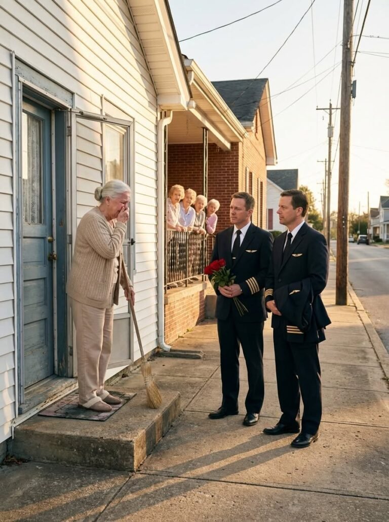 She sold everything so her sons could graduate. Twenty years later, they arrived wearing pilot uniforms and took her somewhere she had never imagined.